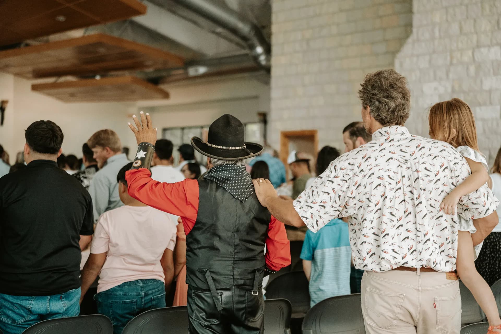 The welcome tent at a Bright City gathering
